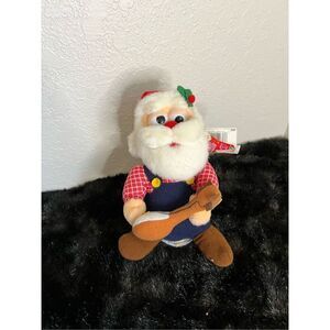 Great American Fun Corp Singing and Dancing Santa Vibrates Sings Vintage 90s‎